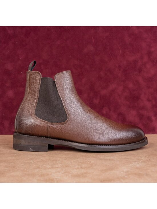 Adam Derrick by Boot NY Men Brown Leather Dress Chelsea Ankle Boots sz 7 main image 6